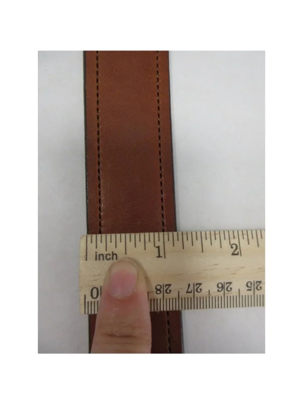 Shinola Detroit Belt 42 Leather Silver Buckle Dress Made in USA NEW